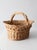 Farmhouse Vintage Wicker Basket With Handle For Sale - Image 3 of 11