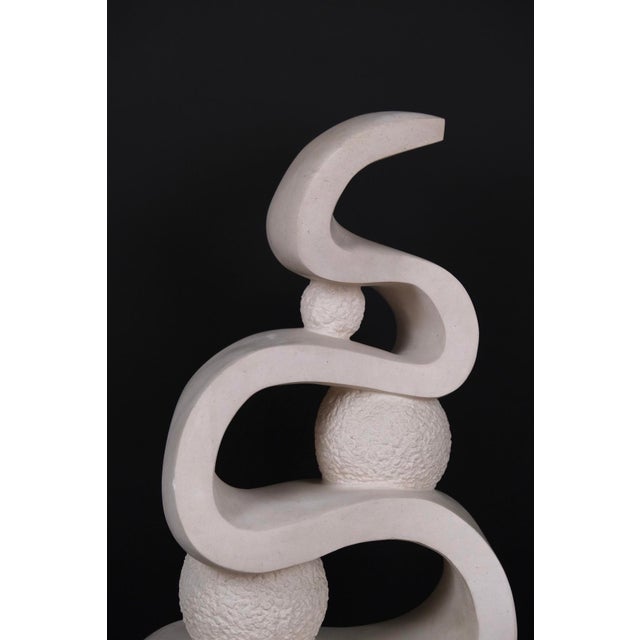 Hugo Verheyen, Incomprehension III, 1970s, Limestone, in Very Good conditions. Designed 1970 to 1979 This piece has an...