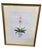 Chinoiserie Vintage Framed Botanical Pink Orchid Print in Chinoiserie Cachepot For Sale - Image 3 of 12