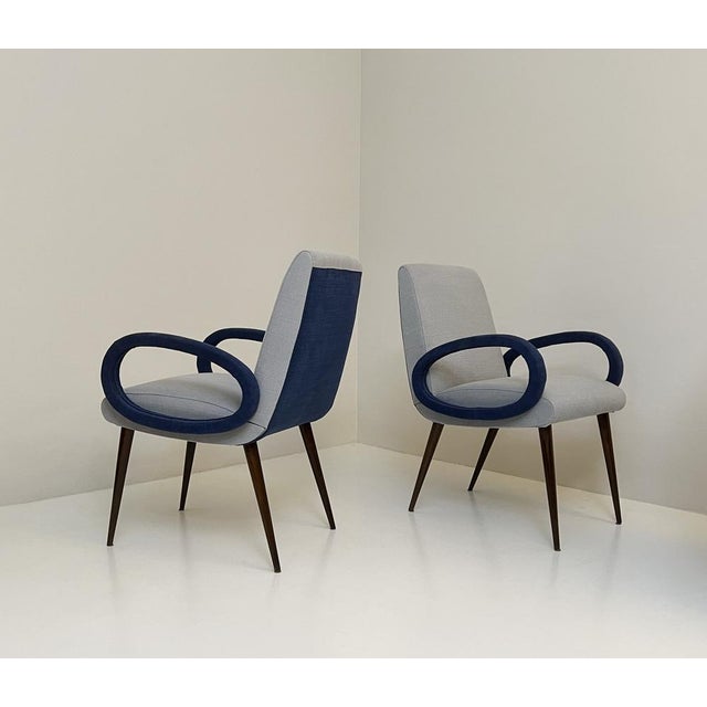 Mid-Century Modern Vintage Armchairs, 1960s, Set of 4 For Sale - Image 3 of 7
