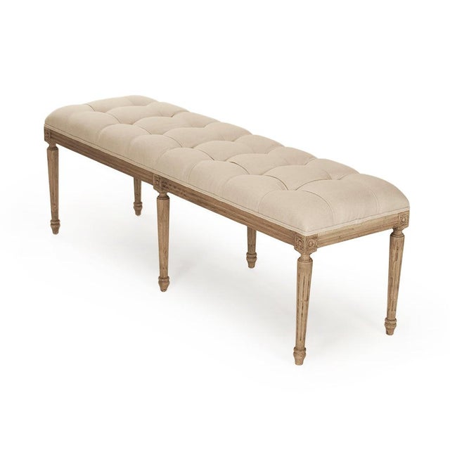Elevate your space with the timeless elegance of the Louis Bench. Crafted from solid oak and finished in a soft natural...