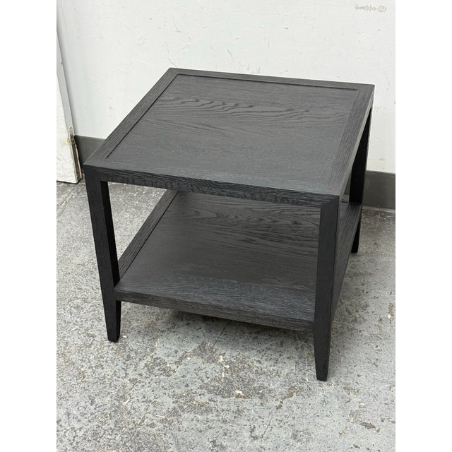 Contemporary Van Thiels for Restoration Hardware French Contemporary Square Side Table For Sale - Image 3 of 12