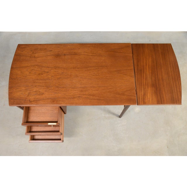 Wood Erik Buch Teak Desk For Sale - Image 7 of 12