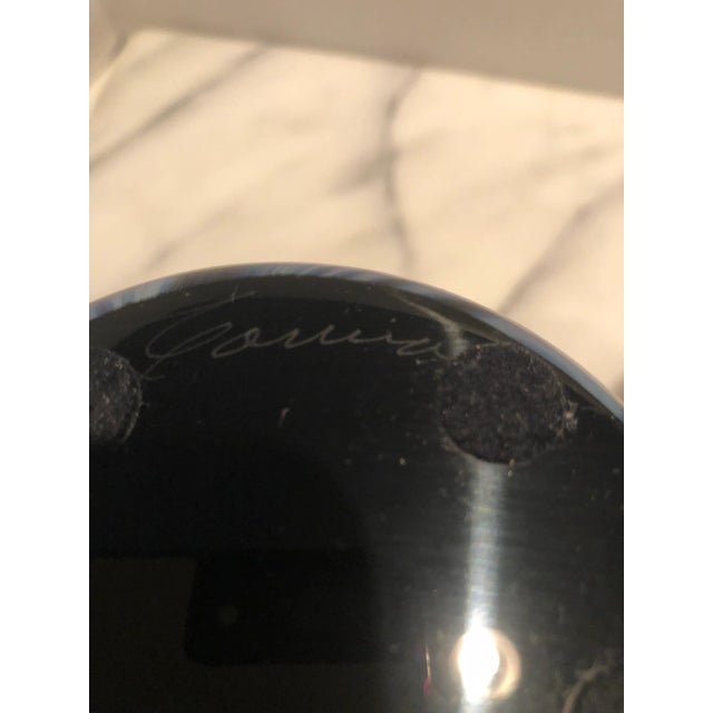 1980s Correa Studios Iridescent Flared Vase For Sale - Image 9 of 13