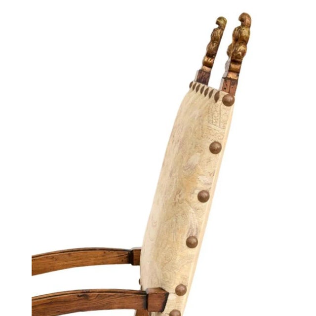 18th Century Iberian Oak Armchair For Sale In Birmingham - Image 6 of 8