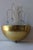 Mid-Century Modern 1940s Pair of Mid-Century Brass Sconces With Pierced Star Shades and Crystal Drops in the Manner of Paavo Tynell For Sale - Image 3 of 5