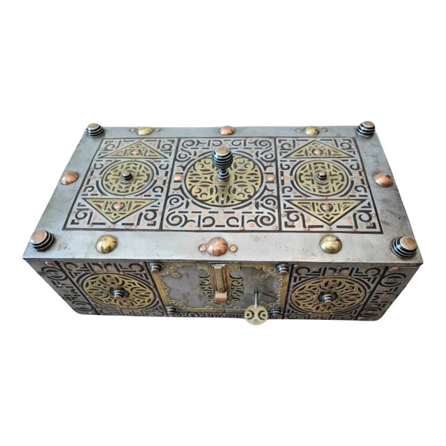 Scarce Antique Tuareg Mauritania Coffer Chest For Sale