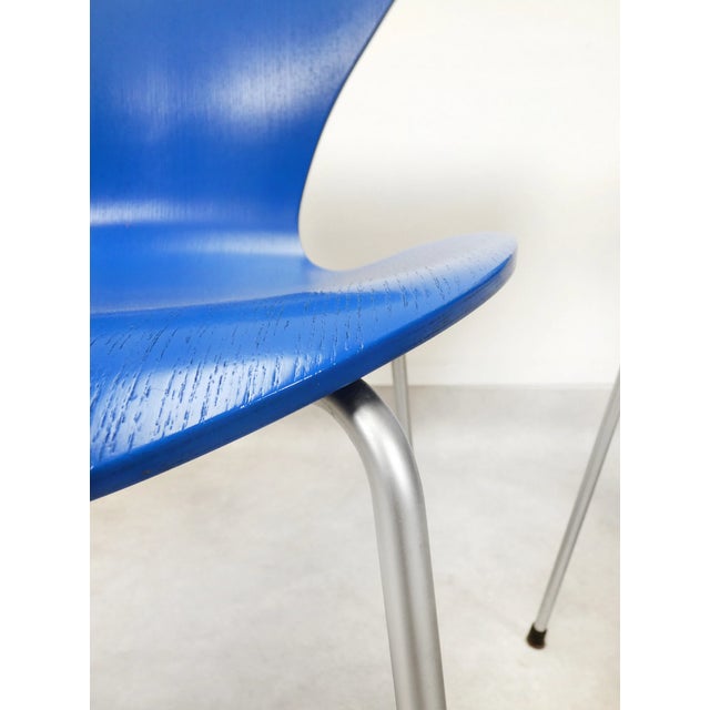 Blue Butterfly Chairs by Arne Jacobsen for Fritz Hansen, 2001, Set of 4 For Sale - Image 13 of 18