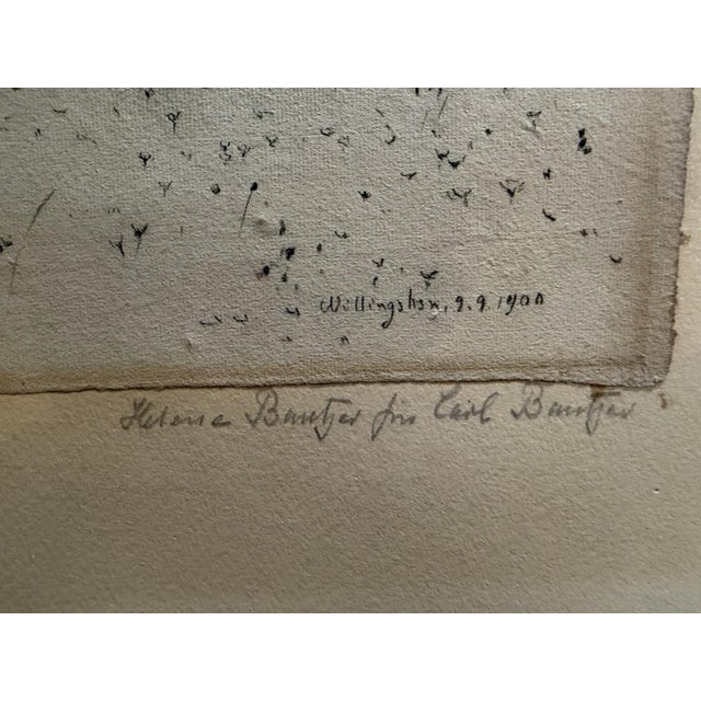 Beige Carl Bantzer, Engelswiese, 1900, Paper For Sale - Image 8 of 13