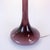 Portuguese Amethyst Opaline Glass Table Lamp, 1960s For Sale - Image 10 of 14