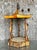 Vintage Coastal Rattan Pagoda Pedestal For Sale - Image 4 of 11