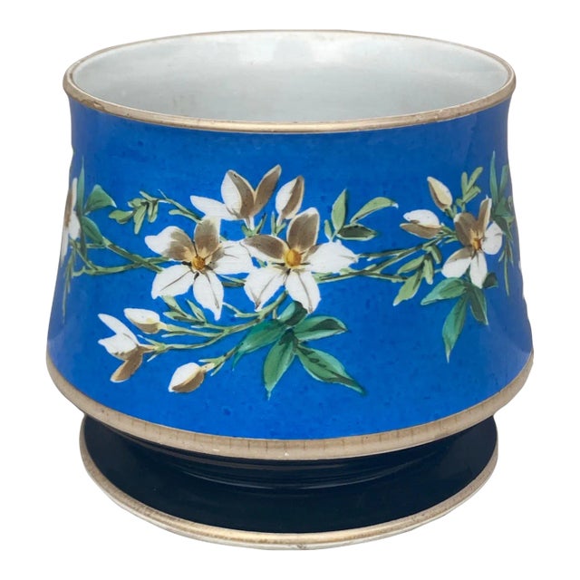 Porcelain Cache Pot Choisy Le Roi, Circa 1880 For Sale