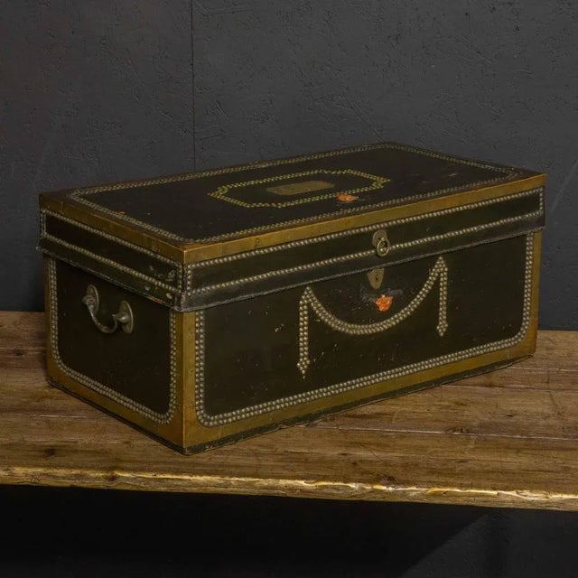 Early 19th Century Coaching Trunk For Sale - Image 11 of 11