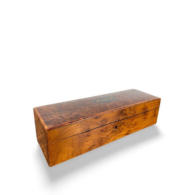 Napoleon III Box in Amboyna Burl For Sale - Image 4 of 18