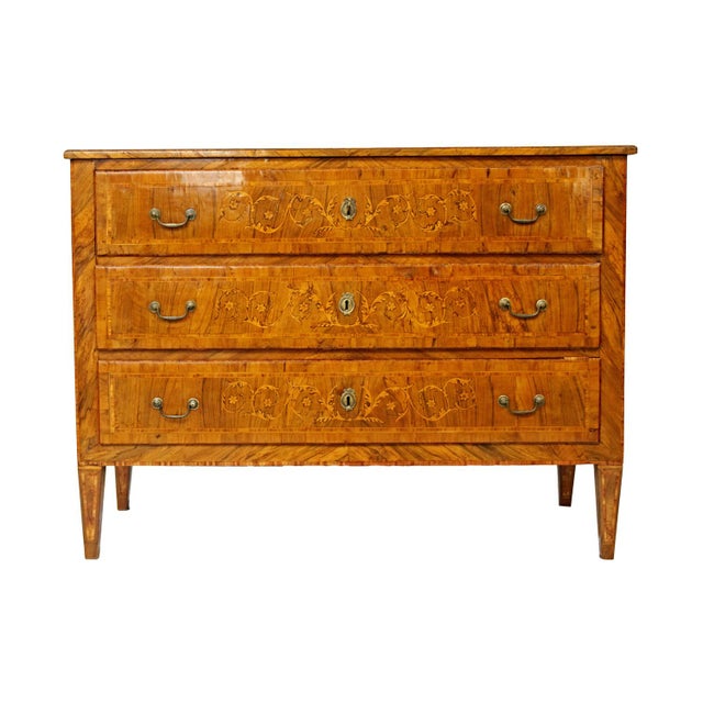 Inlaid Chest of Drawers, Northern Italy, 18th Century For Sale - Image 17 of 17