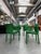 Model 4870 Armchairs in Green ABS by Anna Castelli Ferrieri for Kartell, 1980, Set of 4 For Sale - Image 3 of 9