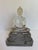 1970s Lucite Buddha Figure on Lotus Throne Pedestal For Sale - Image 11 of 13