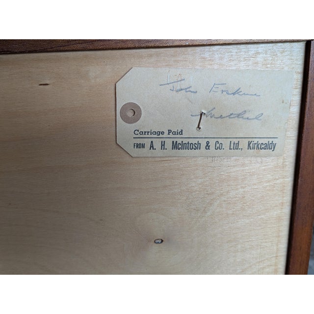 This iconic mid-century Scottish teak display cabinet/bookcase was designed by Tom Robertson for the renowned manufacturer...