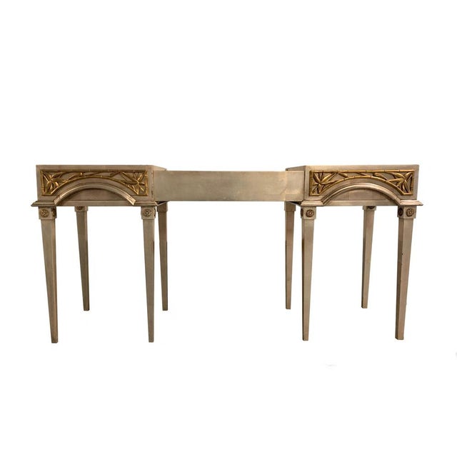 Vintage Hollywood Regency Dressing Table by James Mont, 1950s For Sale - Image 10 of 11