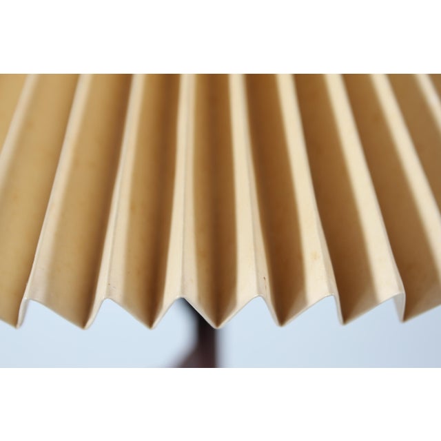 Brown Early Table and Wall Lamp Model 306 in Brass with Original Paper Shade by Kaare Klint, 1940s For Sale - Image 8 of 13