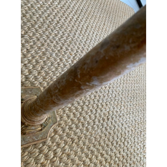 Ecru Early 21st Century Wood Base Table Lamp For Sale - Image 8 of 10