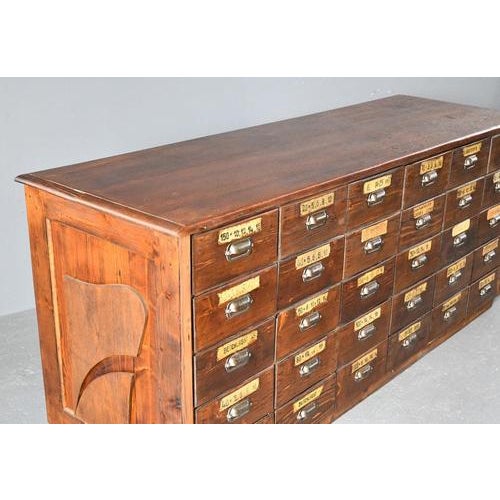 Ironmongers Shop Counter Drawers, 1910s For Sale - Image 9 of 15