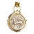 Antique Ancient Pegasus Coin in 22 kt Gold Pendant For Sale