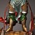 Vintage Gilt Bronze Figure of Zhenwu Emperor on Tortoise and Snake For Sale - Image 9 of 10