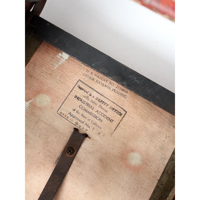 Mid-Century Wood Folding Step Ladder Stool For Sale - Image 17 of 18