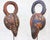 Hand-Carved African Bird Masks with Polychrome Pigments, Mid-20th Century, Set of 2 For Sale - Image 13 of 17