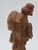 Mid-Century Hand-Carved Wooden Figurative Sculpture of a Wandering Traveler For Sale - Image 10 of 10