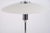 Table Lamp with White Metal Shades and Nickel-Plated Frame by Lyfa, 1940s For Sale - Image 9 of 12