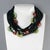 Contemporary Angela Caputi Black Necklace with Jade and Carnelian Resin Beads For Sale - Image 3 of 8