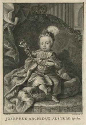 After Maydens, Holy Roman Emperor Joseph I, Ruler of the Austrian Habsburg Monarchy, 1743, Print