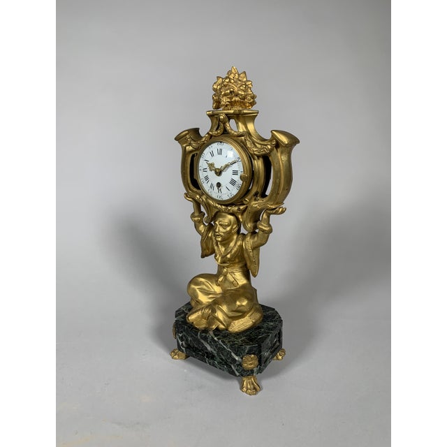 Antique Chinese-Style Clock, 1800s For Sale - Image 5 of 12