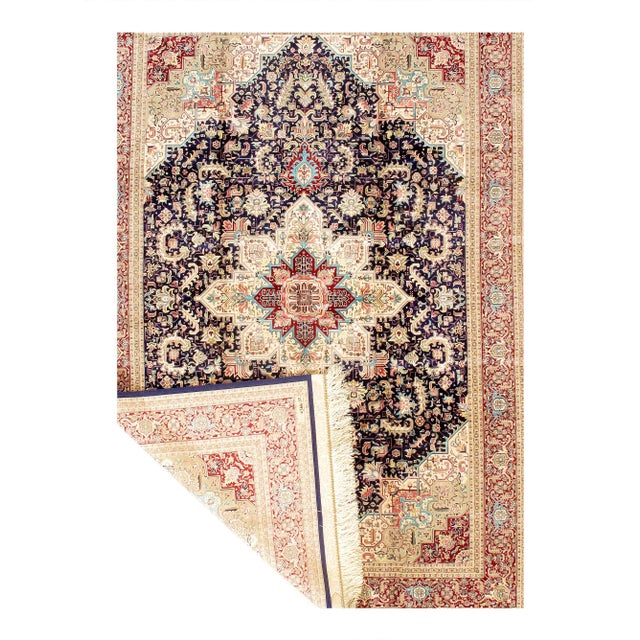 Traditional Pasargad DC Heriz Design Handmade Rug For Sale - Image 3 of 3