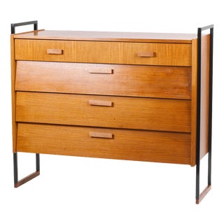 Vintage Teak Shoe Cabinet, Germany, 1960s For Sale