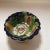 Vintage Talavera Mexican Majolica Calla Lily Bowl With Scallop Edge and a Floral Painted Salsa/Dip Bowl - Set of 2 For Sale - Image 9 of 13
