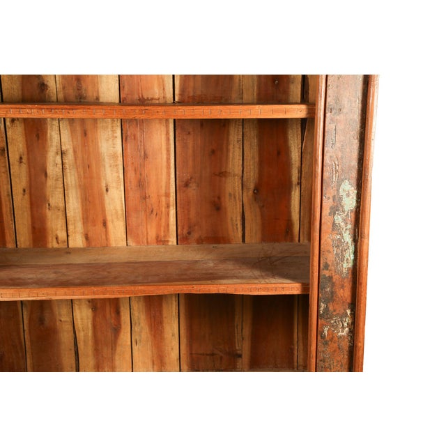 19th Century Indian Teak Doorframe Now Bookcase, 19th Century. With Later Elements For Sale - Image 5 of 14