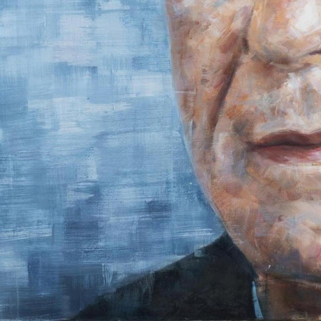 Harding Meyer, Portrait, Oil on Canvas For Sale - Image 3 of 6