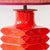 Ceramic Orange Red Glazed Ceramic Table Lamp by R. Houben, 1970 For Sale - Image 7 of 10