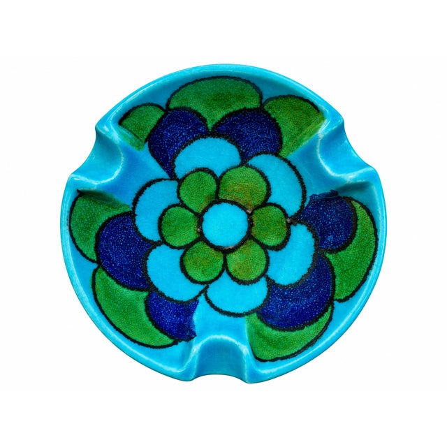 Rosenthal Netter 1960s Italian Modernist Ceramic Bowl & Ashtray Set | Rosenthal Netter Attributed | Series 238 For Sale - Image 4 of 18