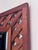Vintage Rustic Traditional Hand-Made Solid Wood Lattice Wall Mirror For Sale - Image 9 of 13