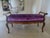 Vintage French Walnut Bench For Sale - Image 9 of 10