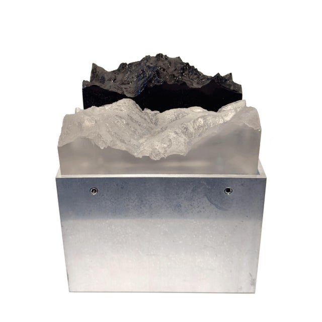 Black Landscape / Airscape Sculpture by Joachim Ramin for Early Light For Sale - Image 8 of 8