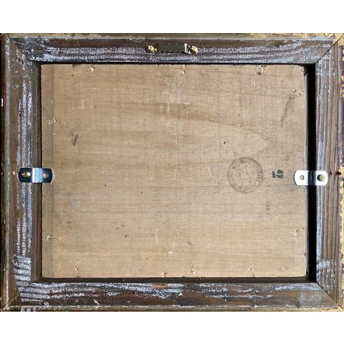 Alfred Garcement, Landscape with Trees, Oil Painting on Board, Early 20th Century, Framed For Sale - Image 7 of 9