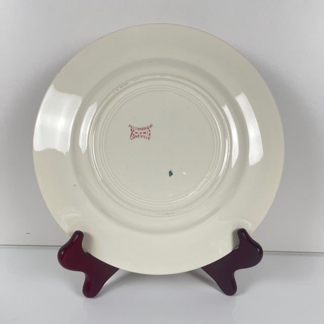Terre De Fer Dinner Plates from KG Lunéville, Set of 6 For Sale - Image 3 of 11