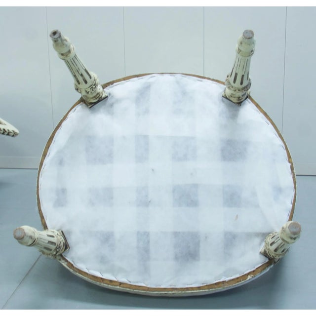 Early 20th Century 20th Century Art Nouveau Bergere Chairs - a Pair For Sale - Image 5 of 6