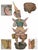 Extremely Rare Antique Thai Temple Guardian: Perfect Palette, Sacred Symbolism, 24.5" Hand-Caved Statue For Sale In Houston - Image 6 of 6