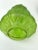 Green Vintage Mid-Century Optic Green Glass Lantern For Sale - Image 8 of 9